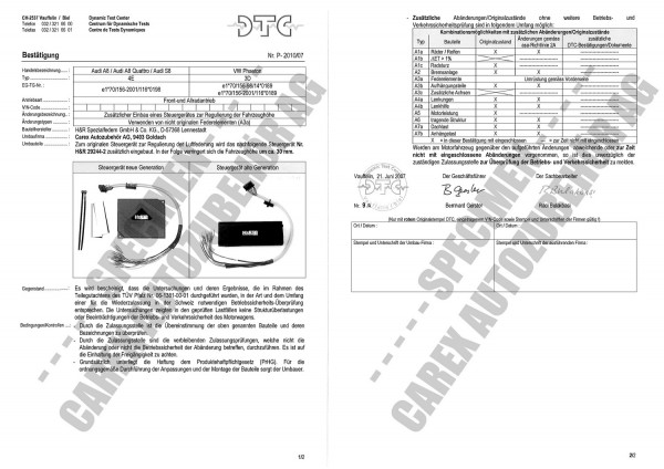 DTC-Gutachten P-2010/07 zu ETS-Tieferlegung