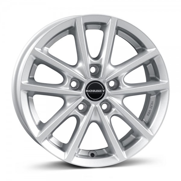 Borbet W 60543 crystal silver KBA 52164