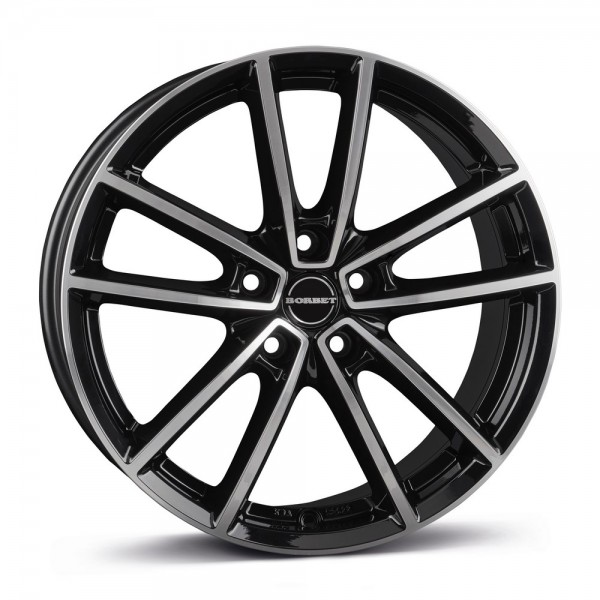 Borbet W 80840 black polished glossy KBA 52922