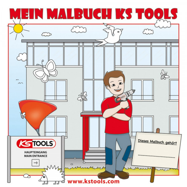 KS TOOLS KS-Tools Kinder-Malbuch
