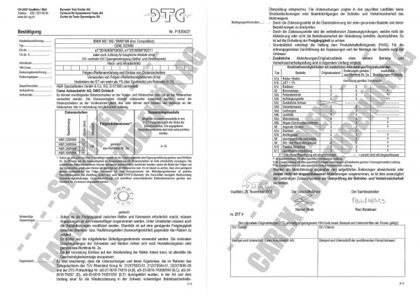 DTC-Gutachten P-8304/21 zu DR-Set