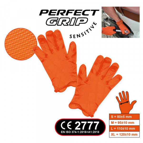 KS TOOLS Handschuhe Nitril, XL, 100er Pack