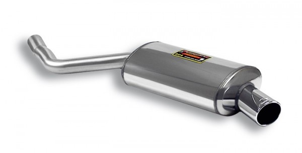 SUPERSPRINT Endschalldämpfer Inox 1x80mm rund