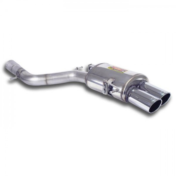 SUPERSPRINT Endschalldämpfer 2x90mm Rechts Inox