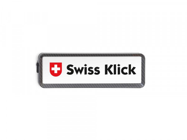 SWISS KLICK Nummernrahmen/Wechselhalter vorne