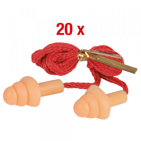 KS TOOLS Ohrstöpsel PU mit Pilzkopf und Schnur