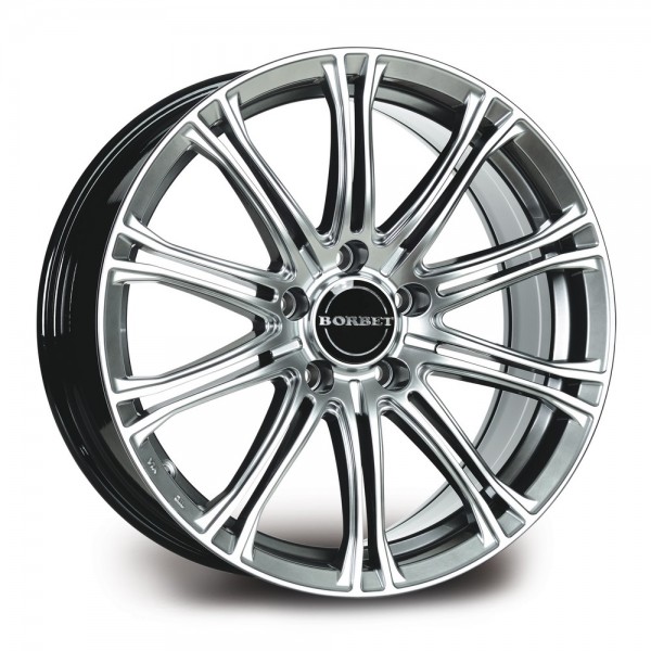 Borbet CW1 Multiflex-Felge hyper silver