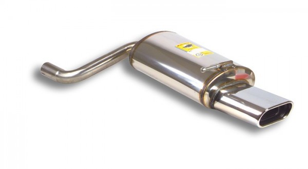 SUPERSPRINT Endschalldämpfer rechts 145x75mm Inox