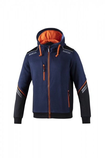 SPARCO Teamwork Jacke mit Kapuze Full Zip Tech