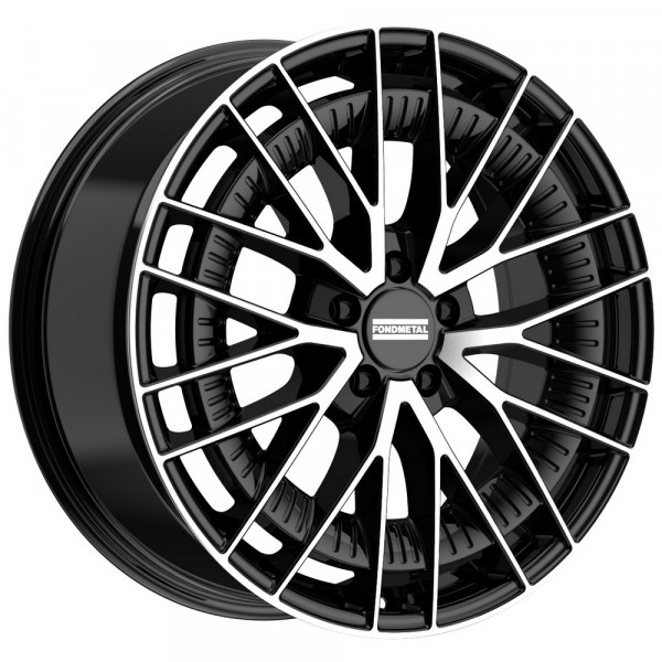 Fondmetal Kari Felge glossy black pol.
