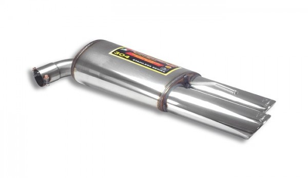 SUPERSPRINT Endschalldämpfer rechts 120x80mm