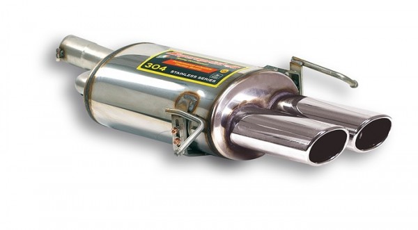 SUPERSPRINT Endschalldämpfer 2x 90x70mm oval