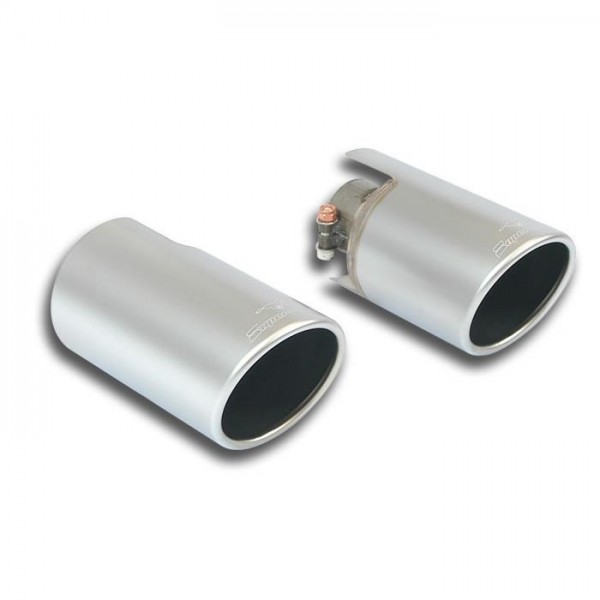SUPERSPRINT Endrohre rechts-links SATIN O100mm