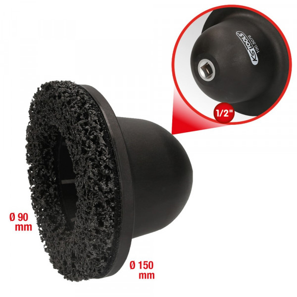 KS TOOLS Radnabenschleifer-Satz, Ø150mm