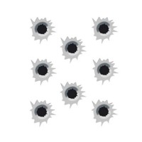 SIMONI RACING Aufkleber Einschüsse SIMONI RACING Aufkleber Einschüsse