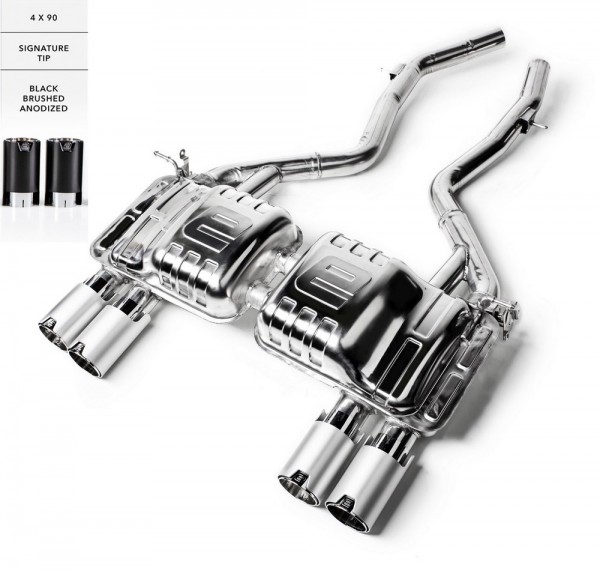 EISENMANN Anschlussrohr+Endschalldämpfer 4x90mm