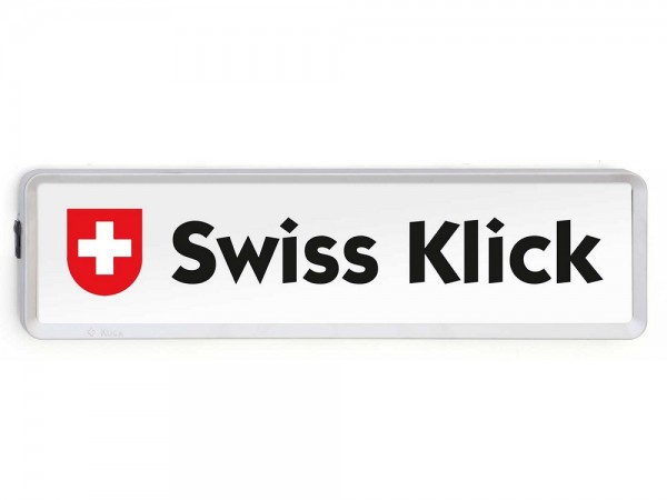 SWISS KLICK Nummernrahmen hinten