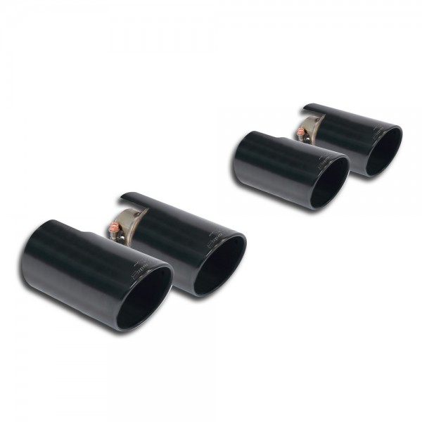 SUPERSPRINT Endrohre je 2x100mm Black