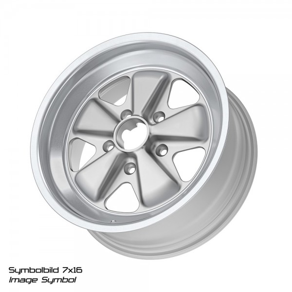 Fuchs Felge Natur ohne Nabenkappe