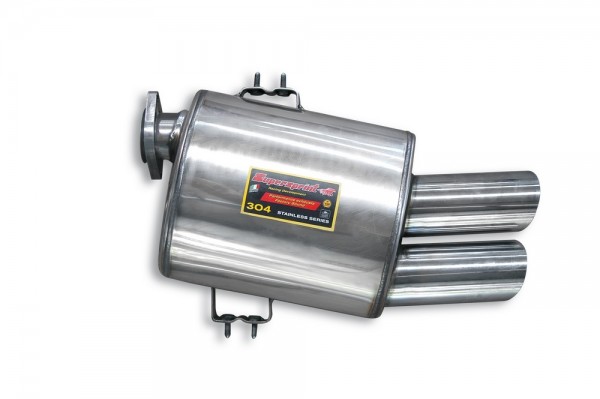 SUPERSPRINT Endschalldämpfer 2x76mm rund links