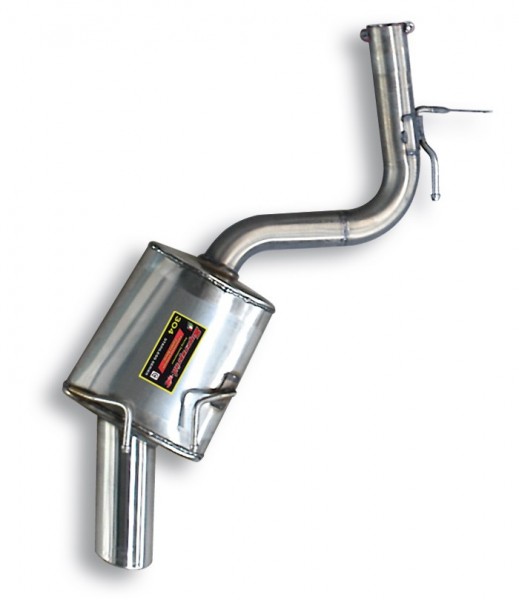 SUPERSPRINT Endschalldämpfer links 1x100mm Inox