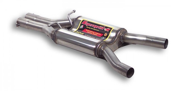 SUPERSPRINT Mittelschälldämpfer (INOX)