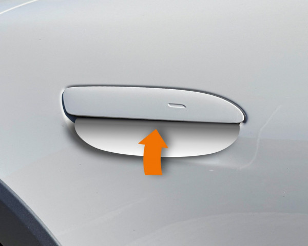 FOLIATEC Lackschutzfolie 4er-Set Türgriffmulden