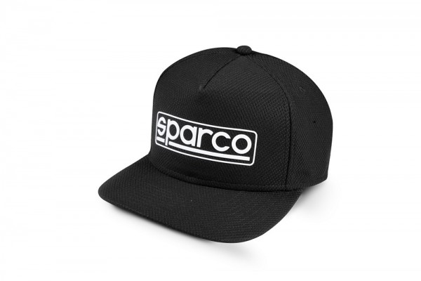 SPARCO Baseball Cap Stretch, TPU Logo gummiert
