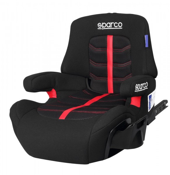 SPARCO Kindersitz SK900I schwarz-rot, mit Isofix