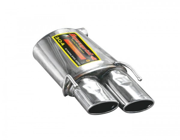 SUPERSPRINT Endschalldämpfer links 2x120x80mm