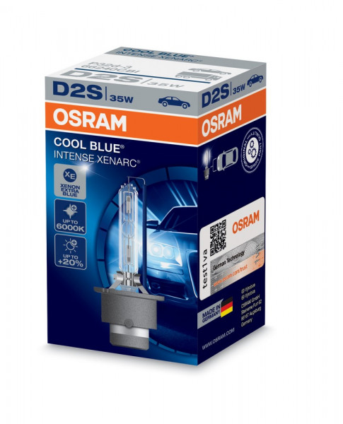 OSRAM Glühlampe Xenarc Cool Blue Intense