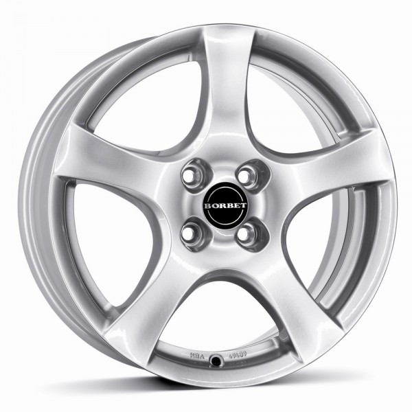 Borbet F 65635 brilliant silver KBA 49489