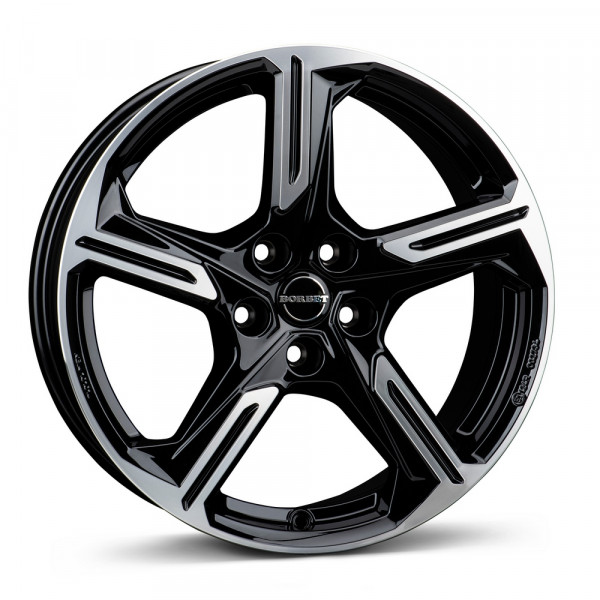 Borbet XE1 75840 black polished glossy KBA101015