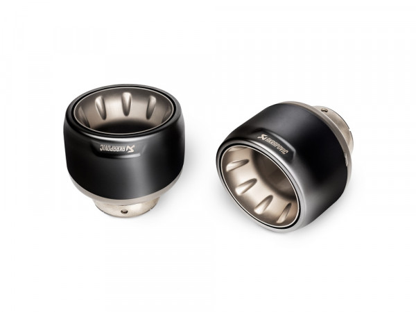 AKRAPOVIČ Endrohrsatz (Titan) Schwarz