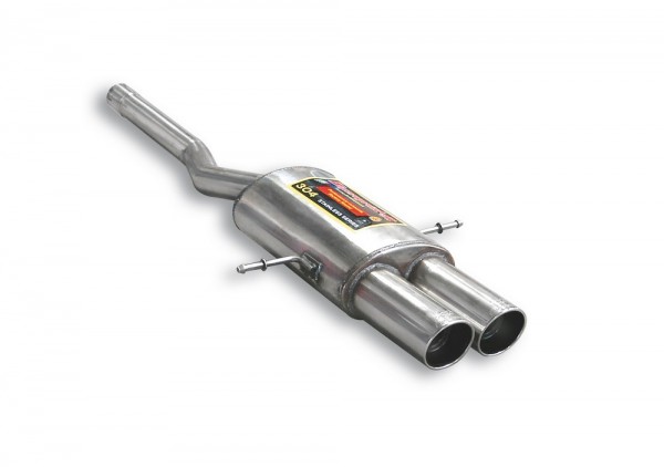 SUPERSPRINT Endschalldämpfer rund 2x90mm