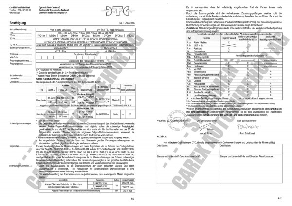 DTC-Gutachten P-5645/16 zu BI-GFW. B14