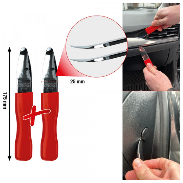 KS TOOLS Universal-Demontagehebel-Satz, 2-tlg