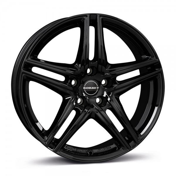 Borbet XR 75735 black glossy KBA 49149