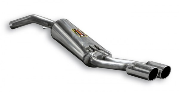 SUPERSPRINT Endschalldämpfer 2x80mm Inox