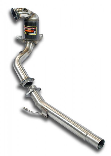 SUPERSPRINT Downpipe + Sport Metallkat (n.CH-Norm)