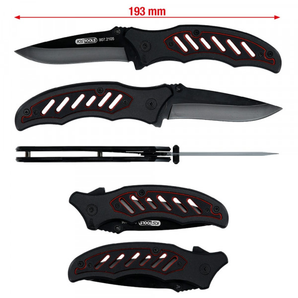 KS TOOLS Klappmesser mit Arretierung, 25 mm