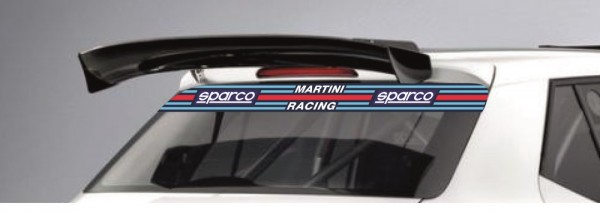 MARTINI RACING - SPARCO Sonnenblendstreifen hinten